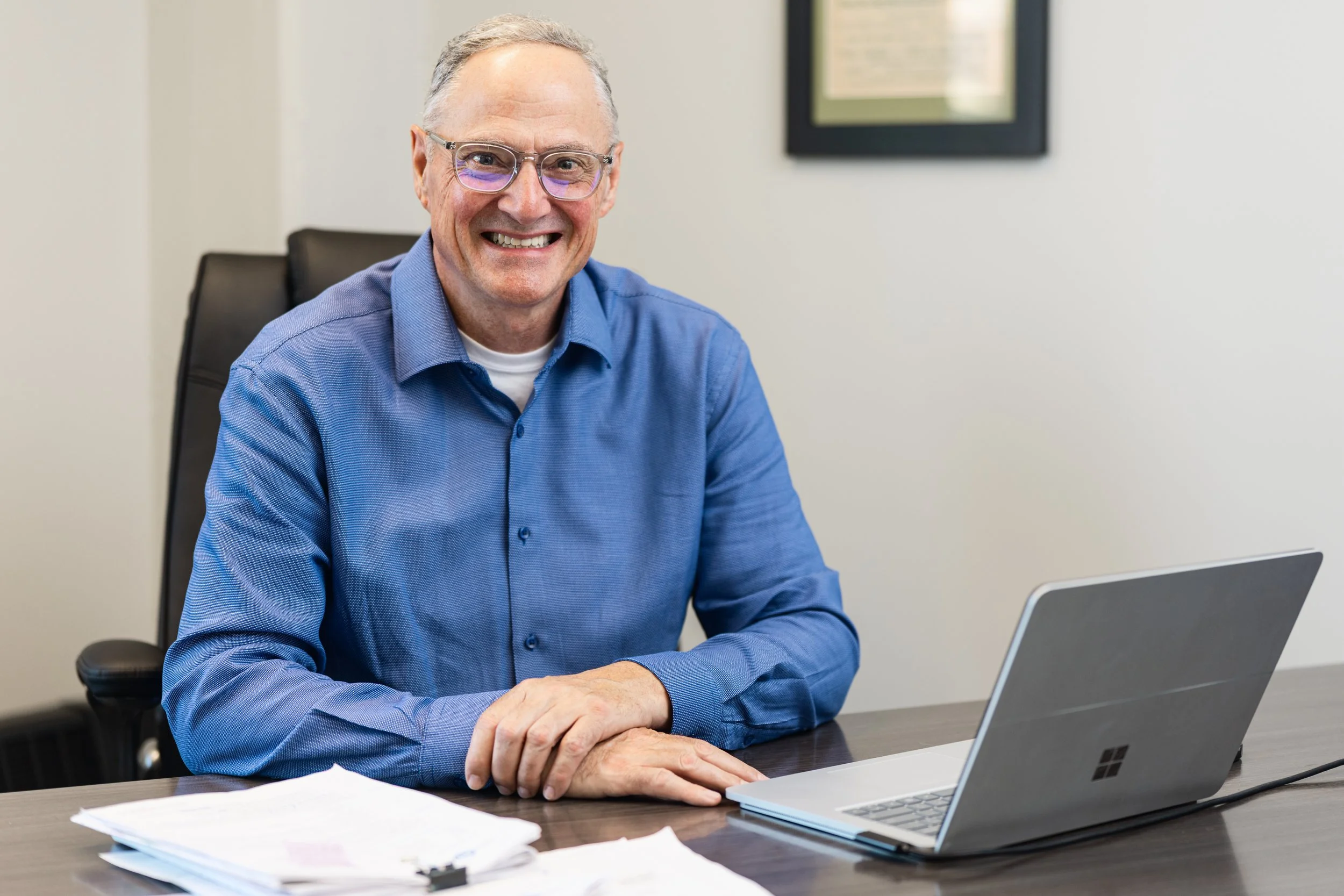 John Kerr, working on engineering matters