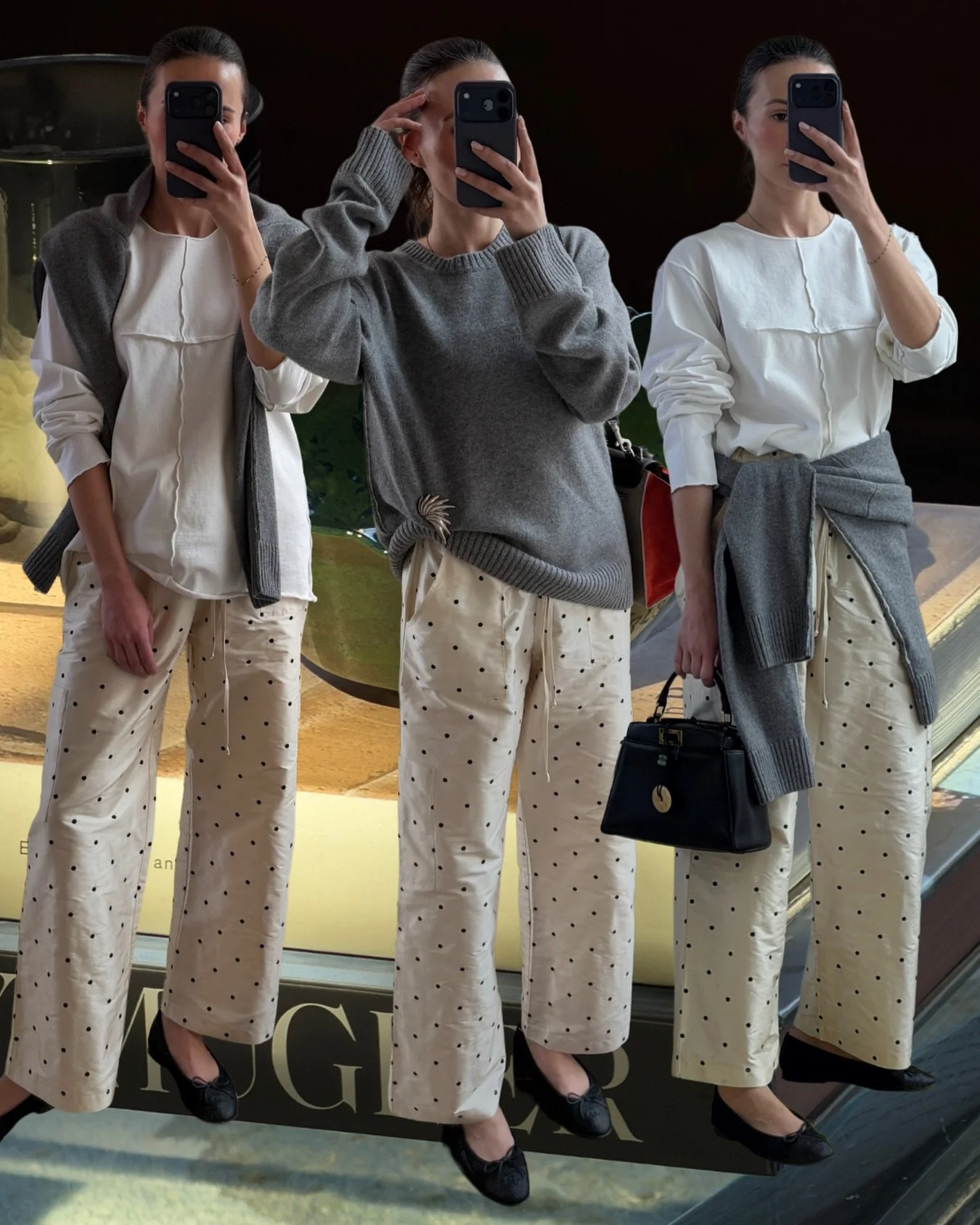 same but different 🔁

3 easy ways to style the @donni silk taffeta cargo pants. 

I am counting down the days til I can pair them with tanks and sandals for summer.