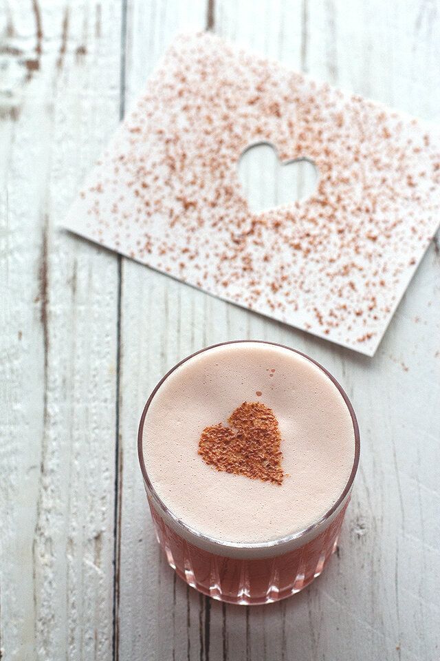 Pomegranate Amaro Galentine Cocktail