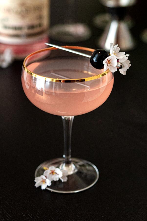 Pink Cherry Cocktail