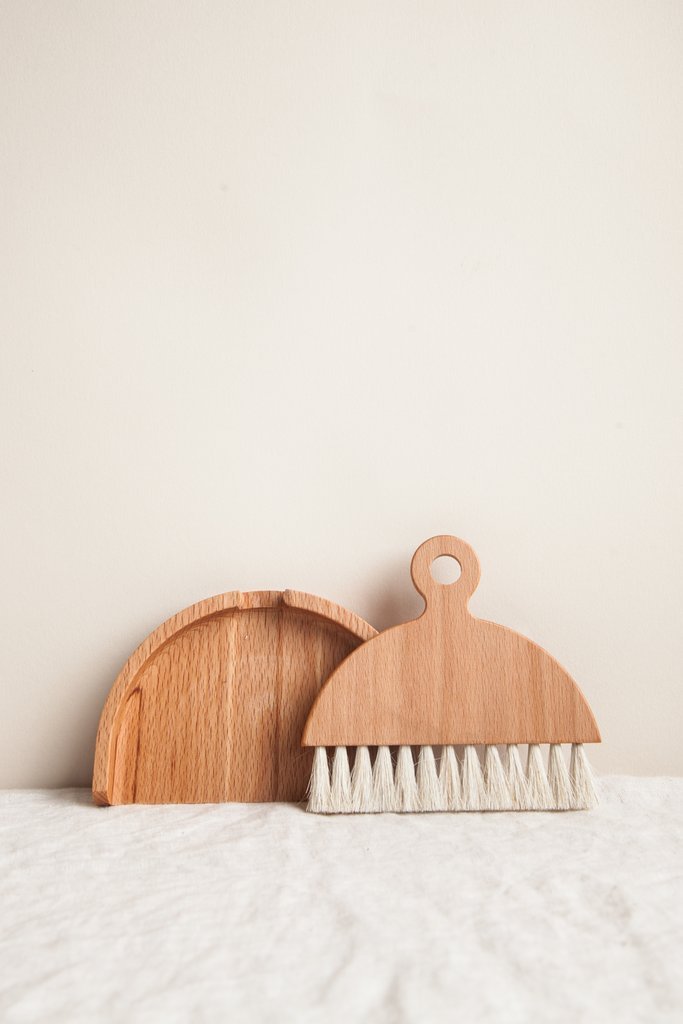 Beech + Horse Hair Crumb Brush