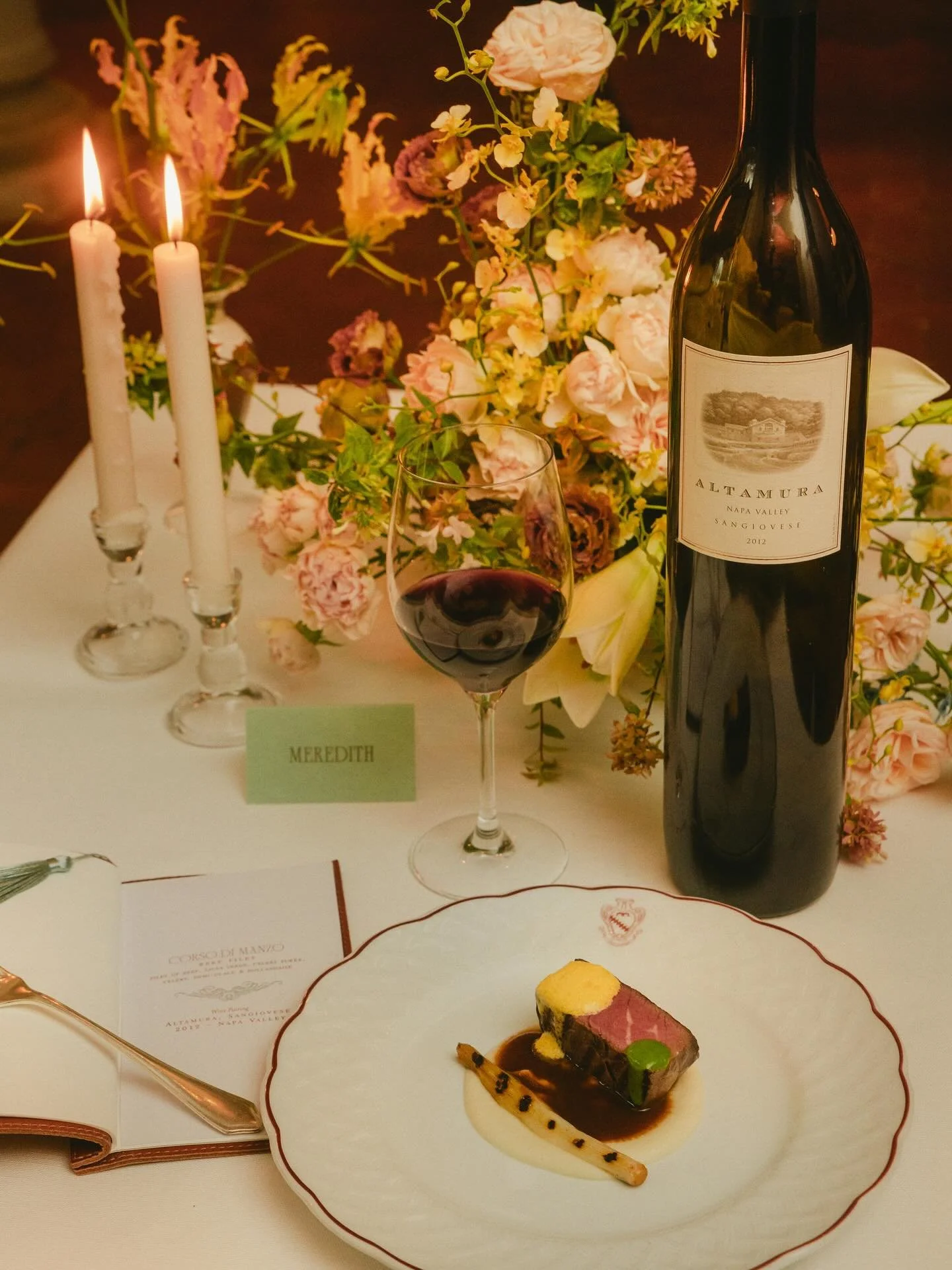The final image vs the process &mdash; a couple weekends ago we had the pleasure and privilege of working with @villalamassaflorence to create the ultimate epicurean/ oenophile dinner with nine courses, complete with wine pairings. After all, when it