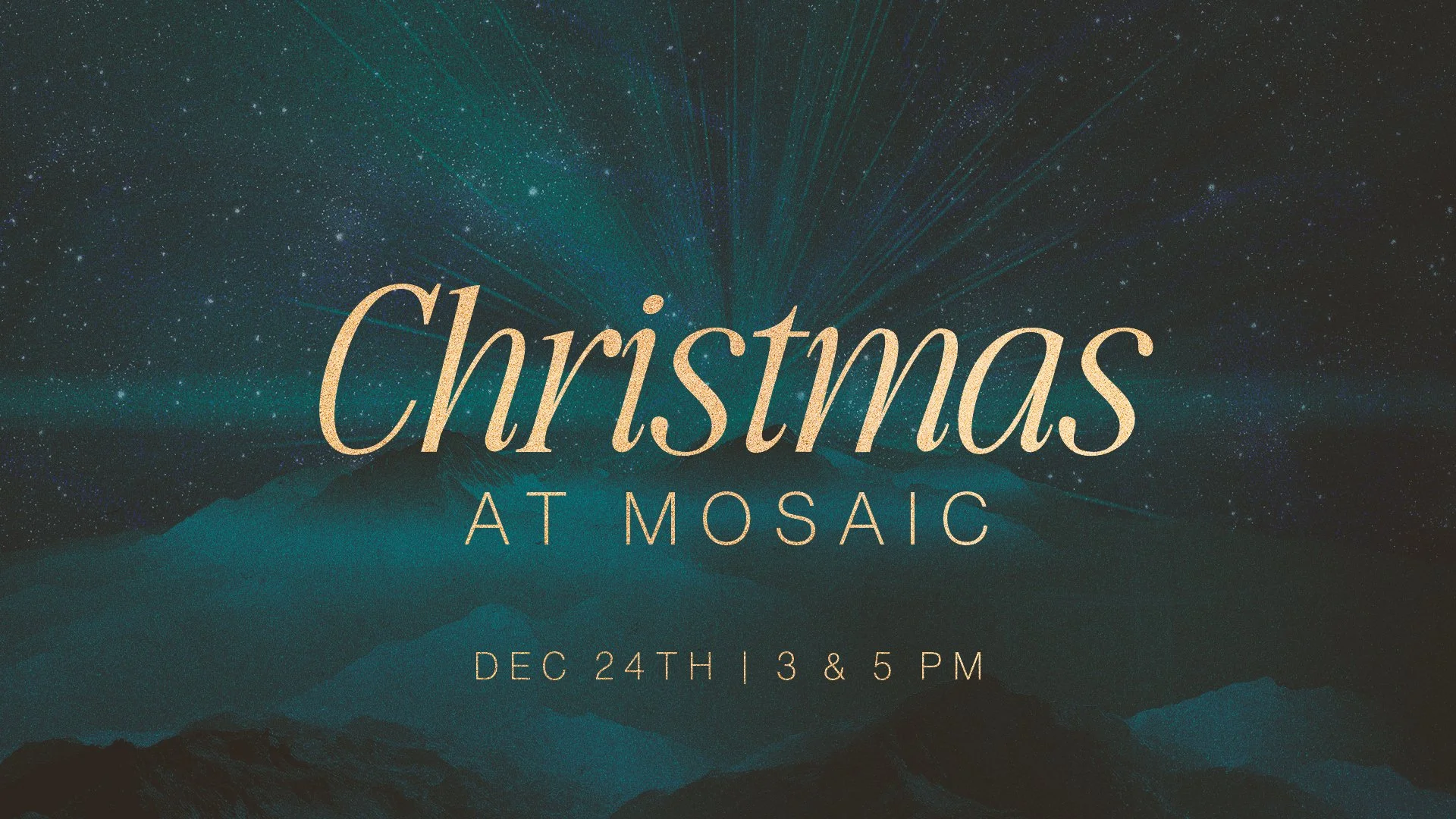 Christmas at Mosaic - 3:00 Service