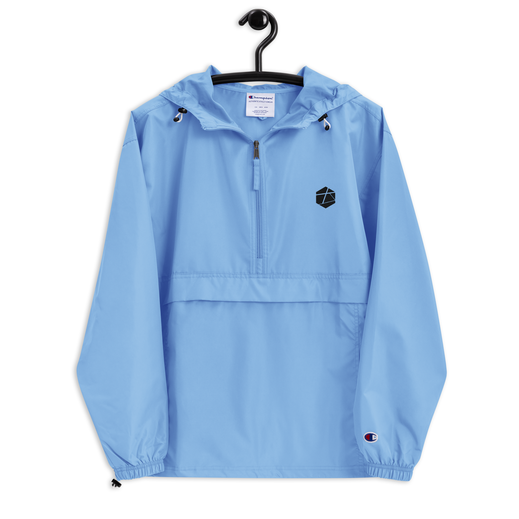 embroidered-champion-packable-jacket-light-blue-front-6965a3666d781.png