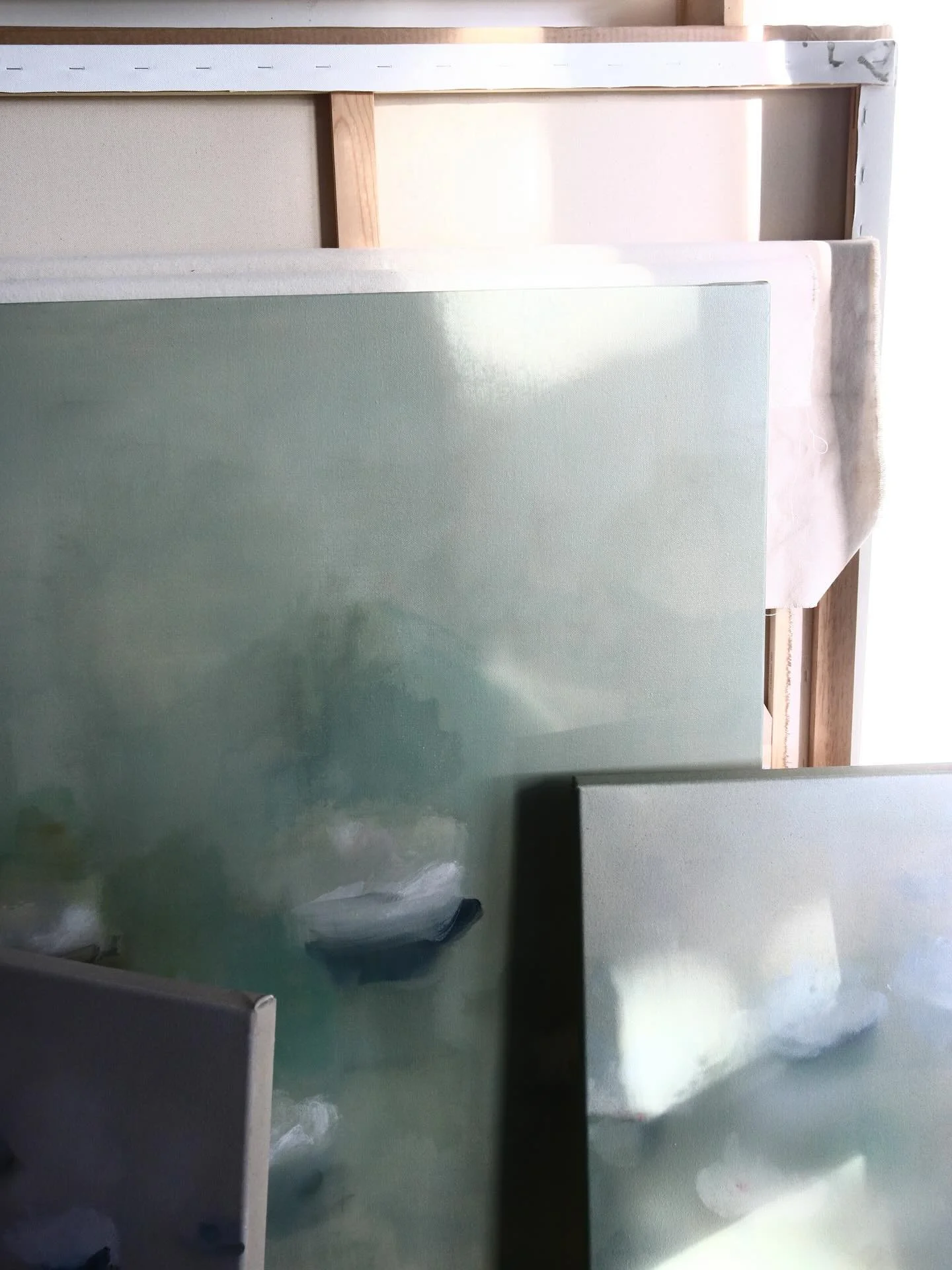 Almost finished preparing my new works for shipping to @tappancollective Excited to get back into the studio to paint 🎨