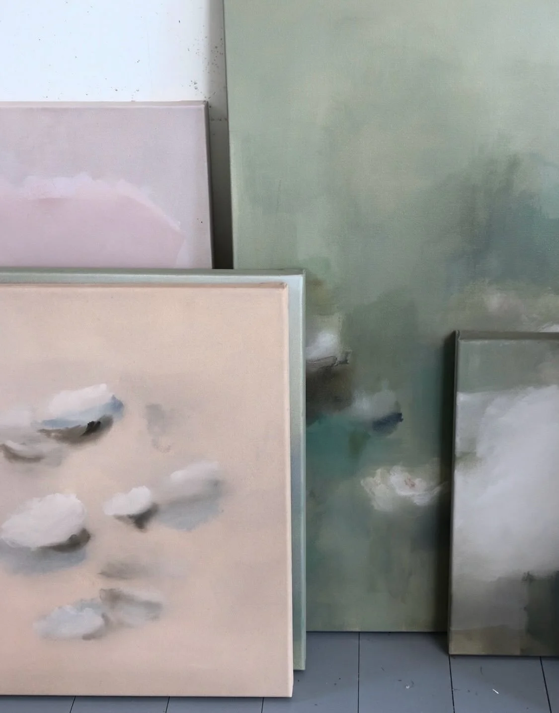 Repost @tappancollective &lsquo;Drawing inspiration from the pond, garden, and the stately sycamore tree just beyond her studio, Lisa Hardy&rsquo;s new series explores the shifting interplay of light, color, and growth. Recurrent abstract floral form