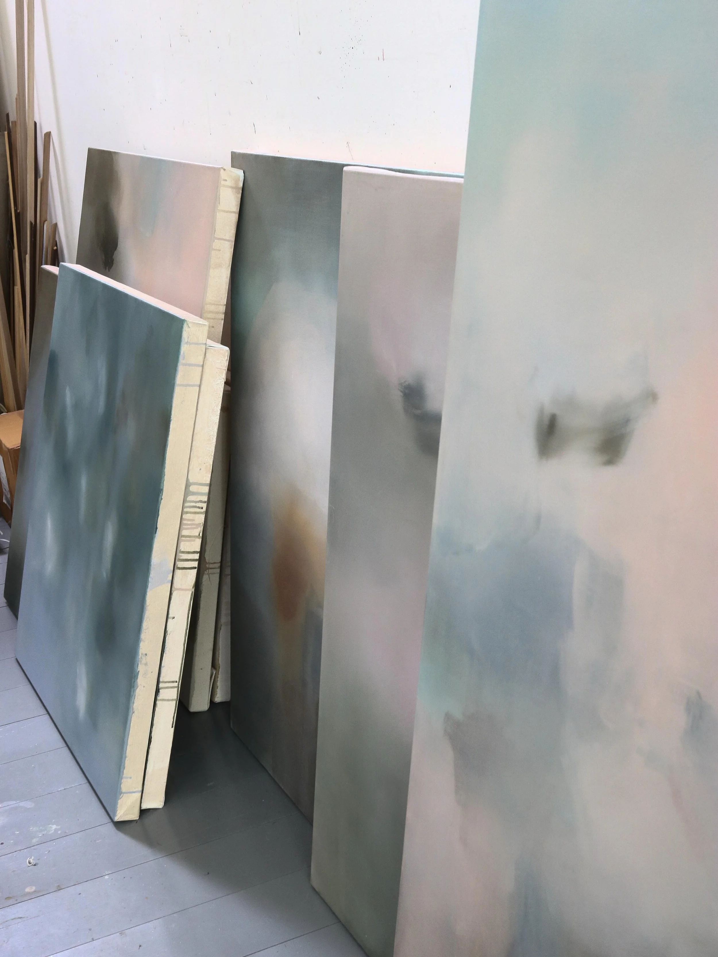 Finishing touches to some new paintings arriving with @tappancollective this August. If you&rsquo;d like to receive a preview of the collection, please get in touch with the team to register your interest or you can sign up to my mailing list - link 