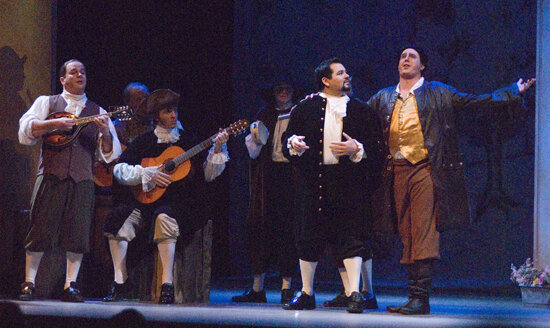  Opening scene as Almaviva in   Il Barbiere di Siviglia   with Asheville Lyric Opera 