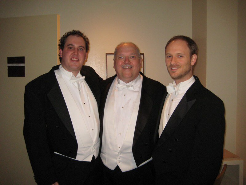  With Maestro Paul Oakley and baritone Scott Macleod after singing Mendelssohn’s   Elijah   at Carnegie Hall 