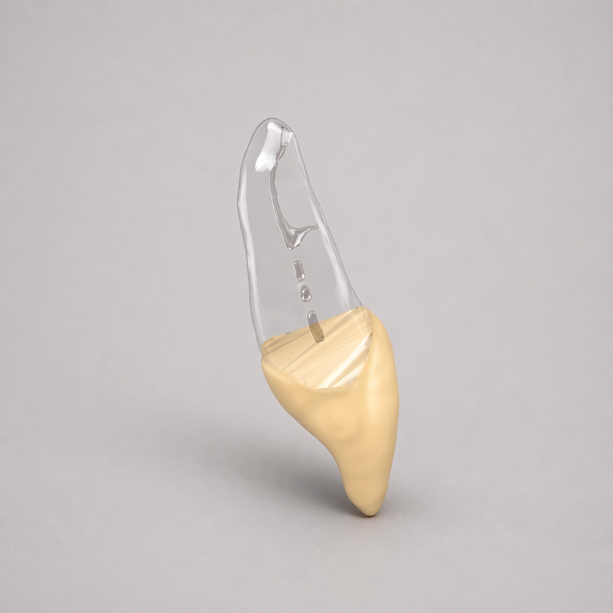 Tooth 9 Calcified (Upper Left Central Incisor)