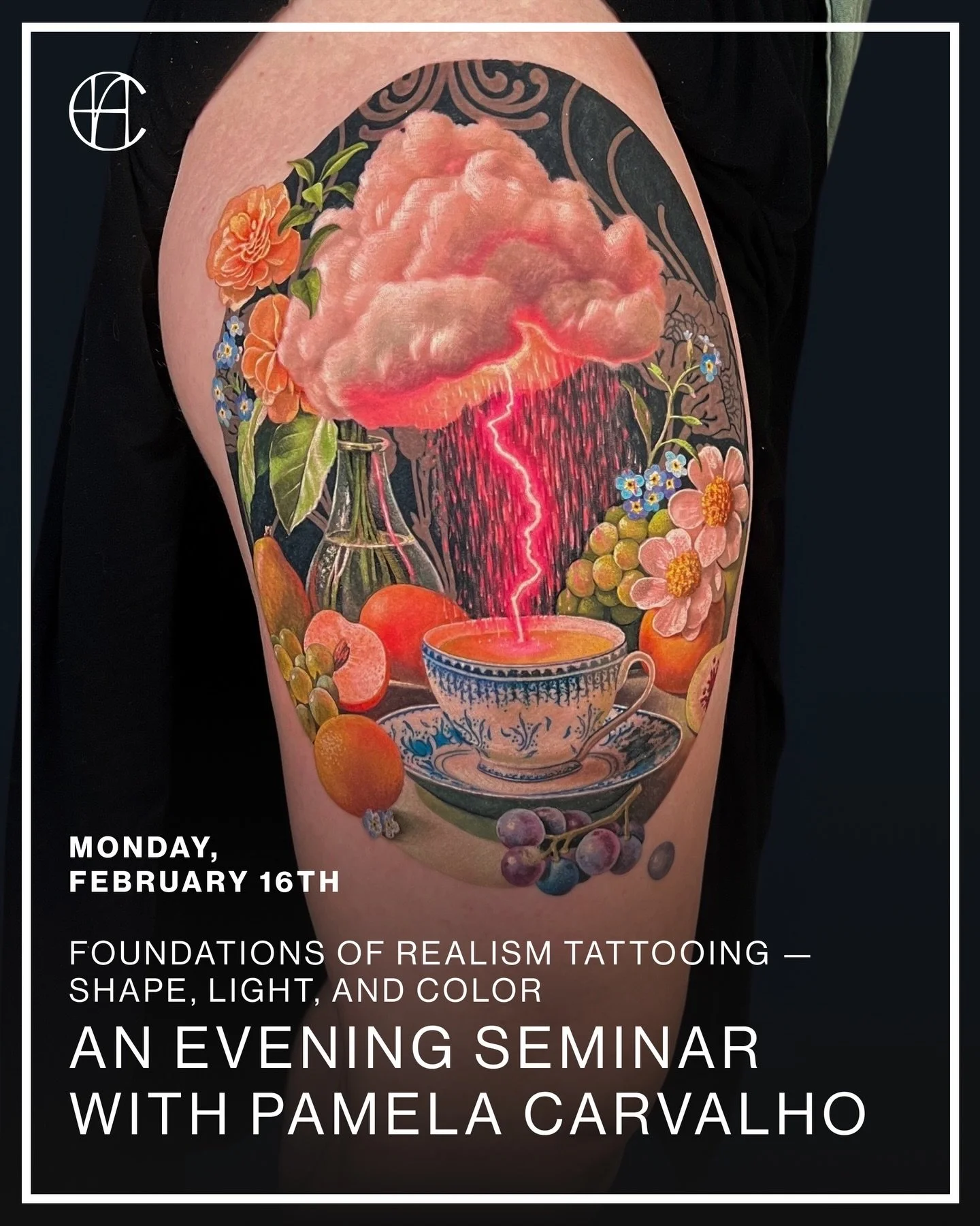 Realism isn&rsquo;t about copying &ndash; it&rsquo;s about understanding.

Join us on February 16 for an evening seminar with Pamela Carvalho (@wild.isley.tattoo) focused on shape, light, and color &ndash; the core foundations of realism across drawi