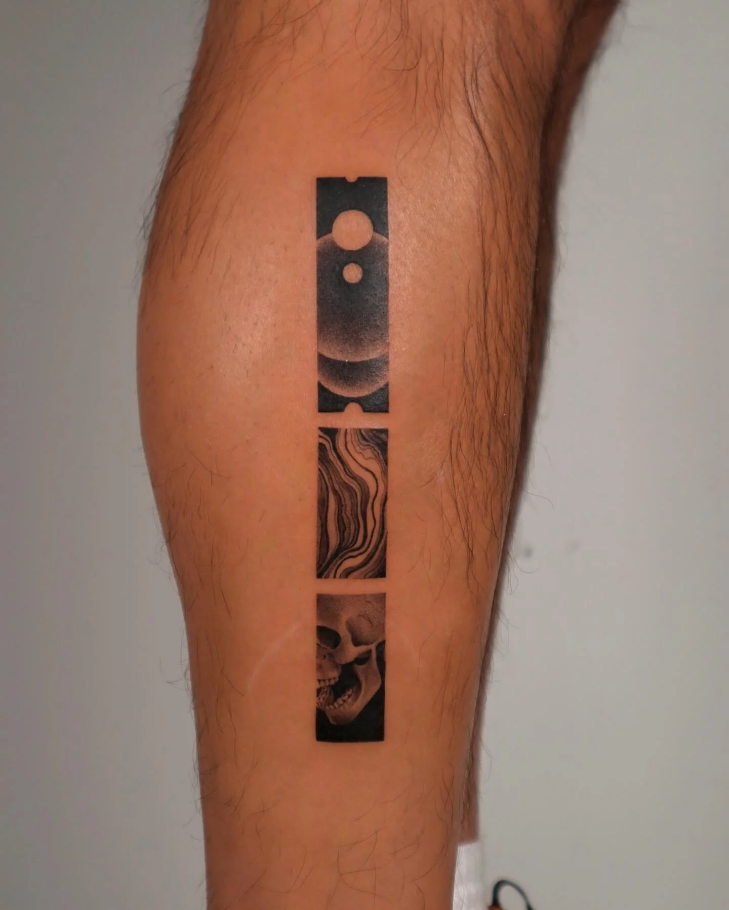 A collection of paneled works by @rivdttt.

River&rsquo;s tattoo work is deeply rooted in her background in fine art, blending organic and inorganic elements to create pieces that are both abstract and evocative.

Book with River at the link in our b