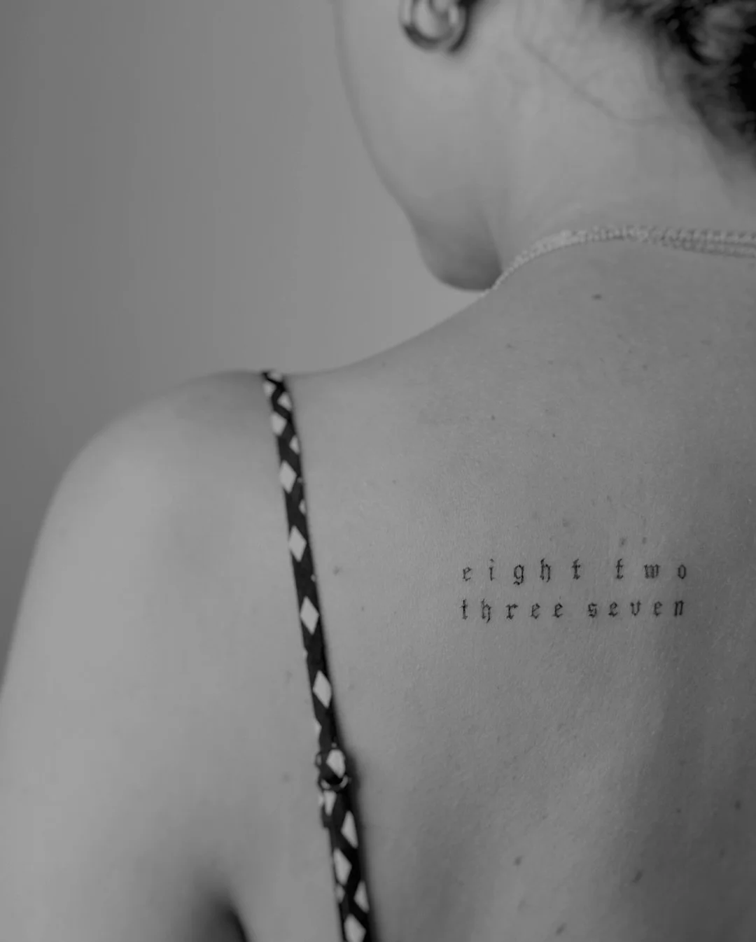 Gothic lettering by @madebyasami.

To explore more of Asami&rsquo;s portfolio, visit the link in our bio. 

#AtelierEva #LetteringTattoo