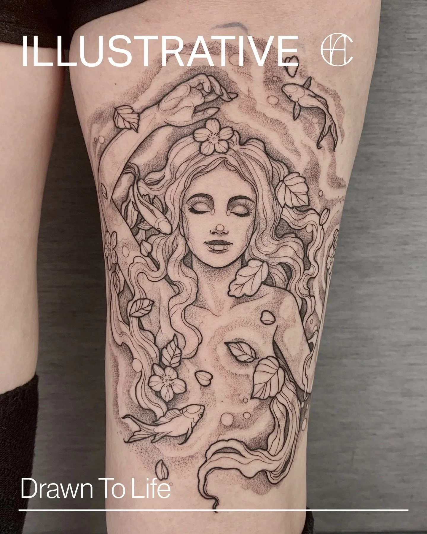 Design Language: Illustrative

Defined by expressive linework and stylized form, illustrative tattooing draws from a range of visual traditions to bring imagery to life. With varied line weights, selective shading, and graphic detail, each piece bala