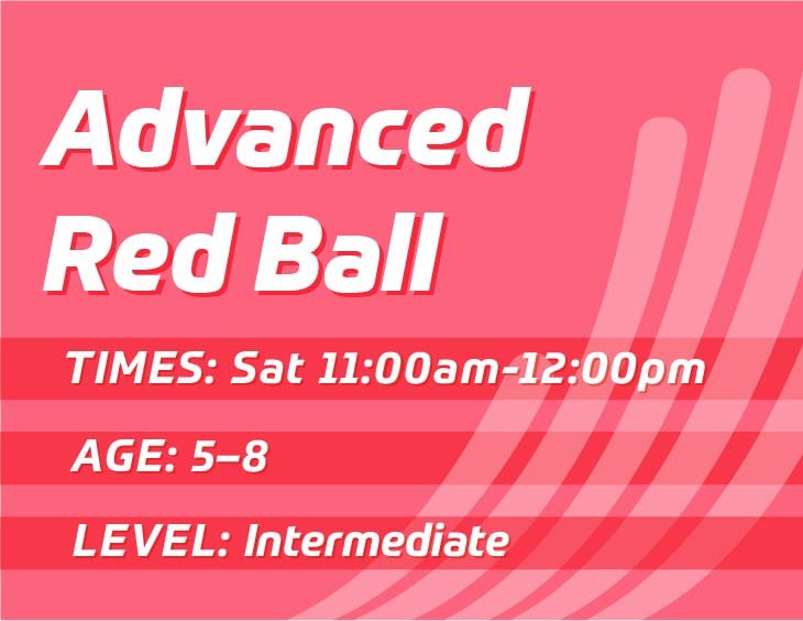 fyrværkeri Reklame Forstå Advanced Red Ball — Launchpad Tennis