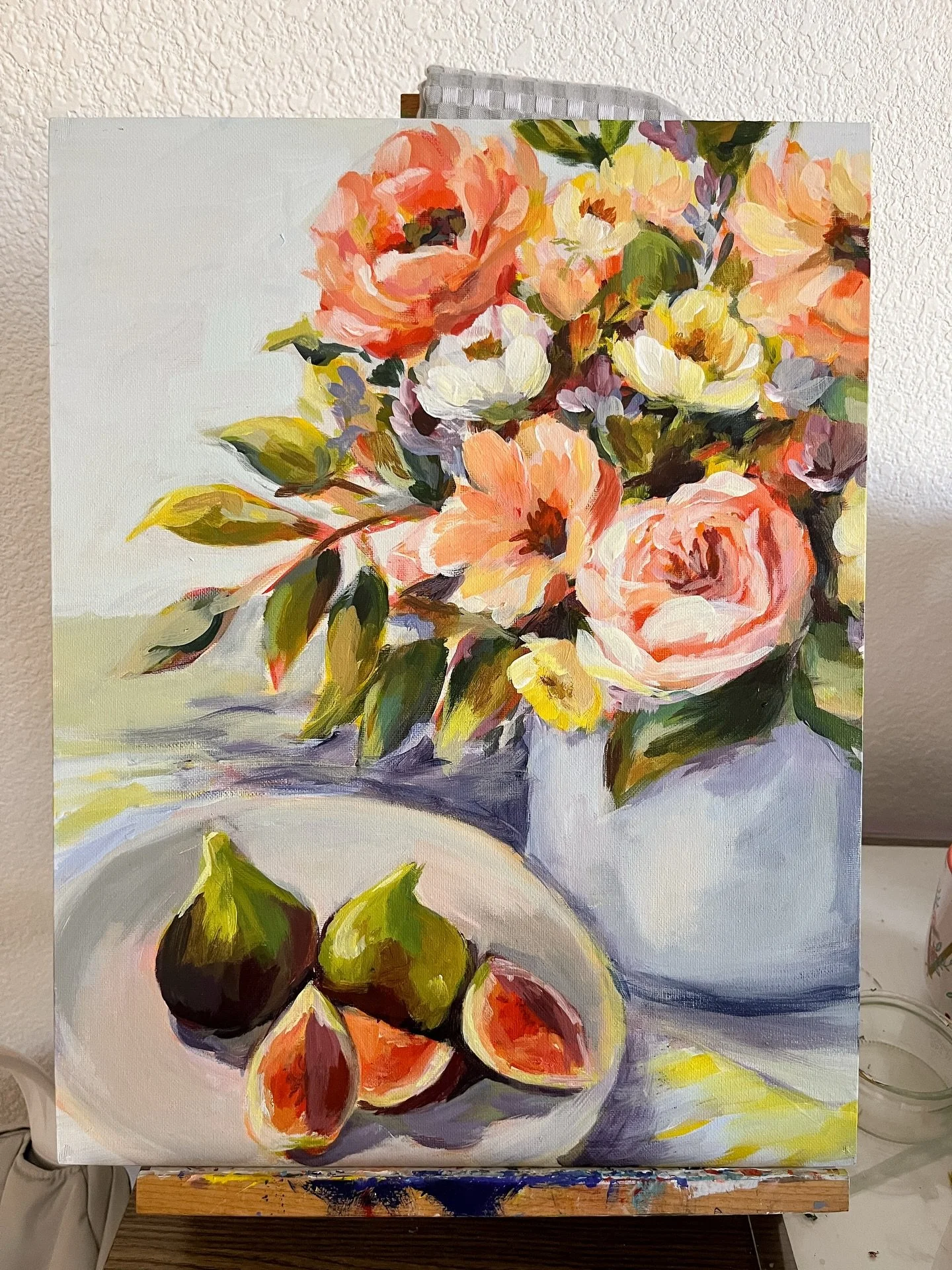 So many pieces waiting in my studio. Is it the photography and listing process slowing me down, or am I just reluctant to let them go? Probably both! 😅 So for now I&rsquo;m just enjoying how they transform my space.