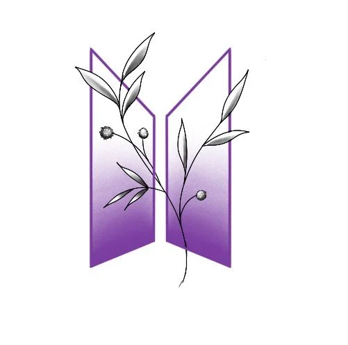 BTS Logo Floral-BTS-3"-$180