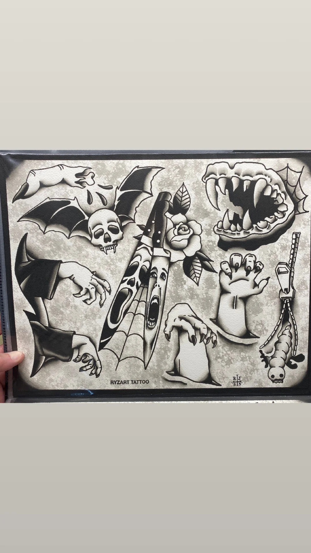 Check out our Halloween Flash! 🎃 
Our flash tattoo will available on two days: Wed, 10/29 and Sat, 11/1! 
Any flash can be booked with any artist. 
To set up an appt text the shop at 732-503-8469! Please provide a screenshot of the piece you want wh