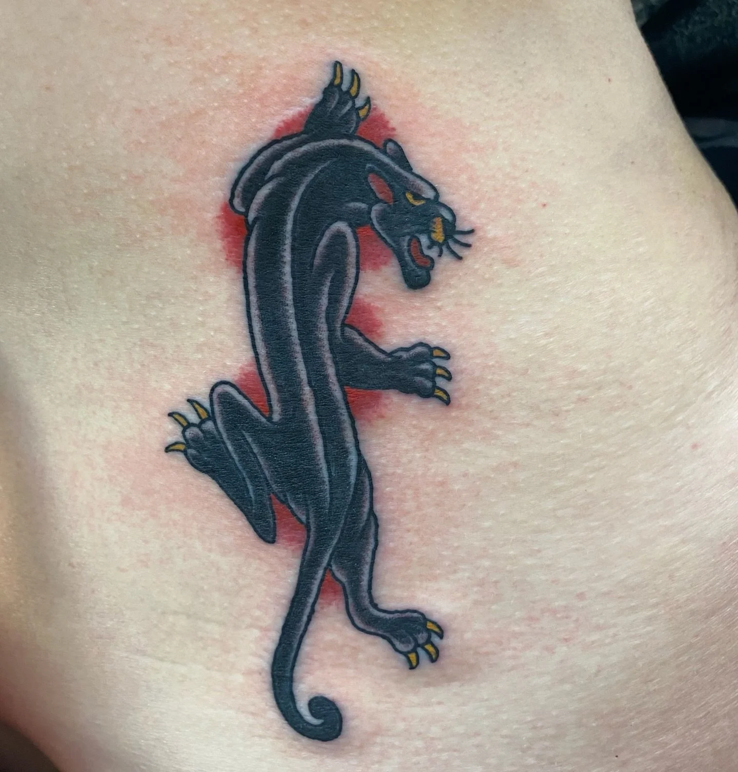 How awesome is this panther done by Rich?!? He loves doing any American traditional tattoos so click the link in our bio to book yours now!

#panther #panthertattoo #traditionaltattoo #americantraditional #njtattooshop