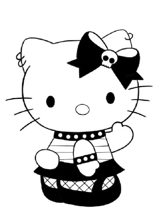 Emo Hello Kitty-Sanrio