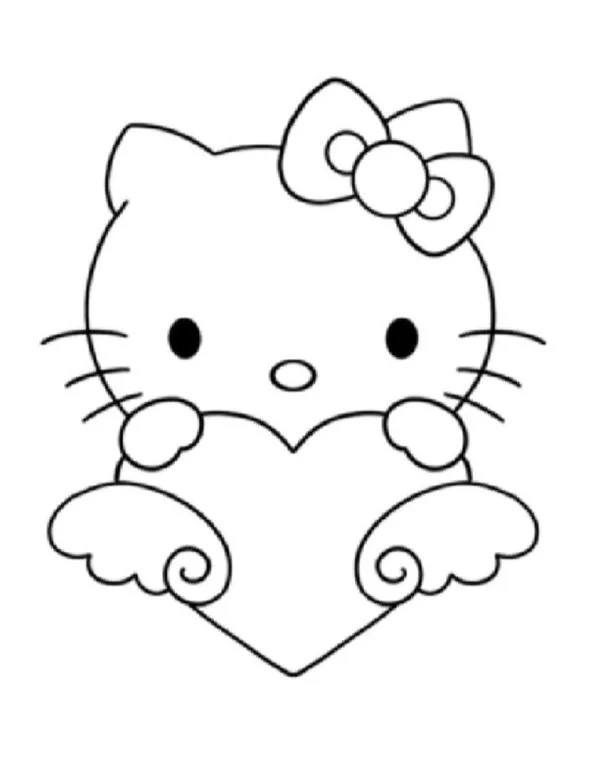Hello Kitty with Heart-Sanrio