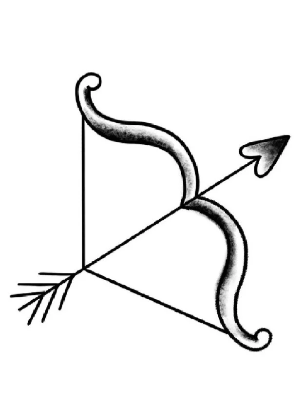Bow and Arrow-Fine Line