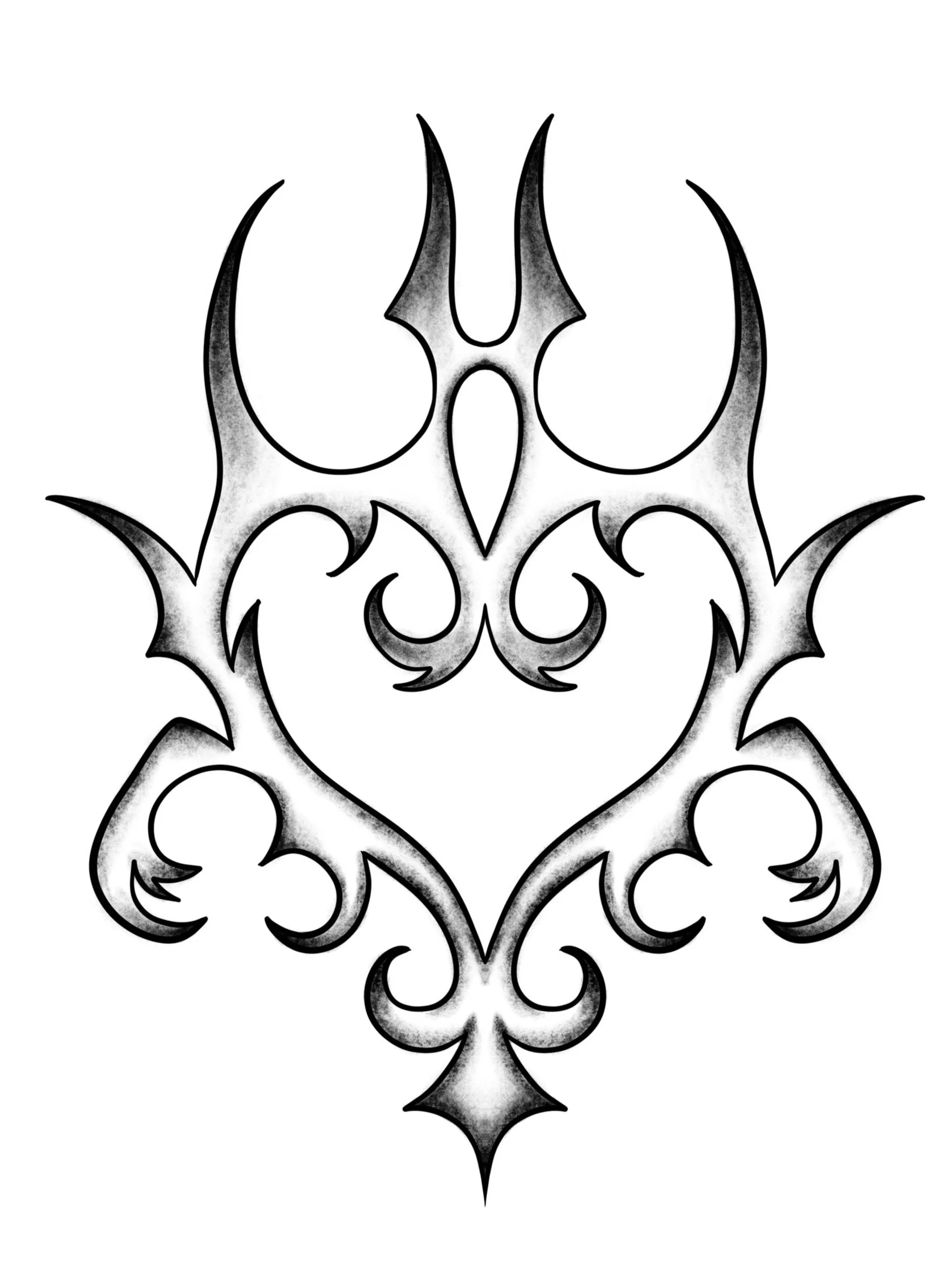 Tribal Heart-Fine Line