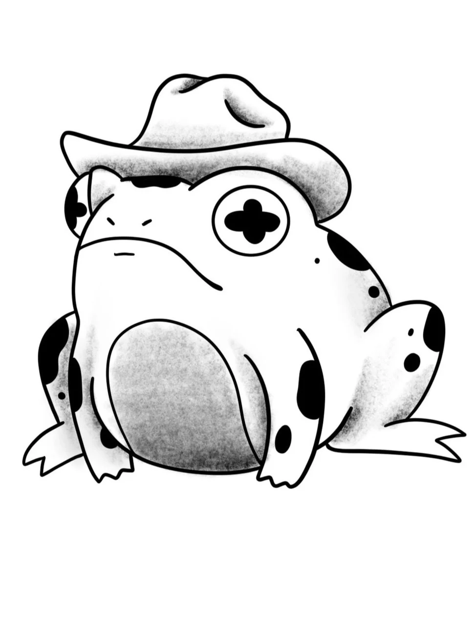 Cowboy Frog-Fine Line