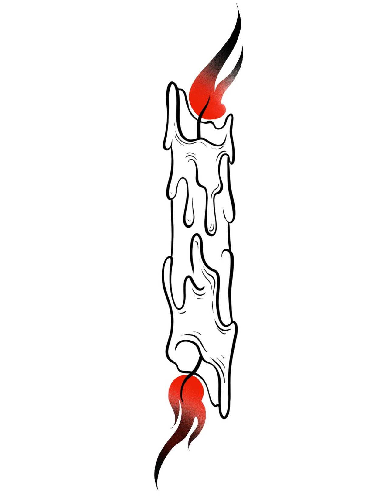 Double Candle-Fine Line