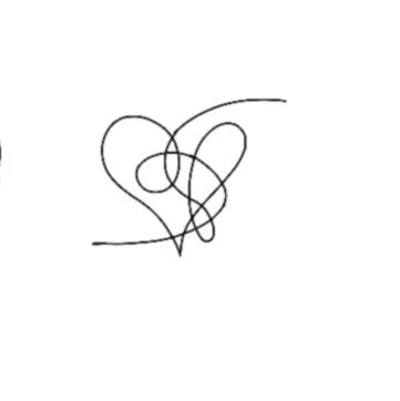 Heart 4-BTS-2"-$100