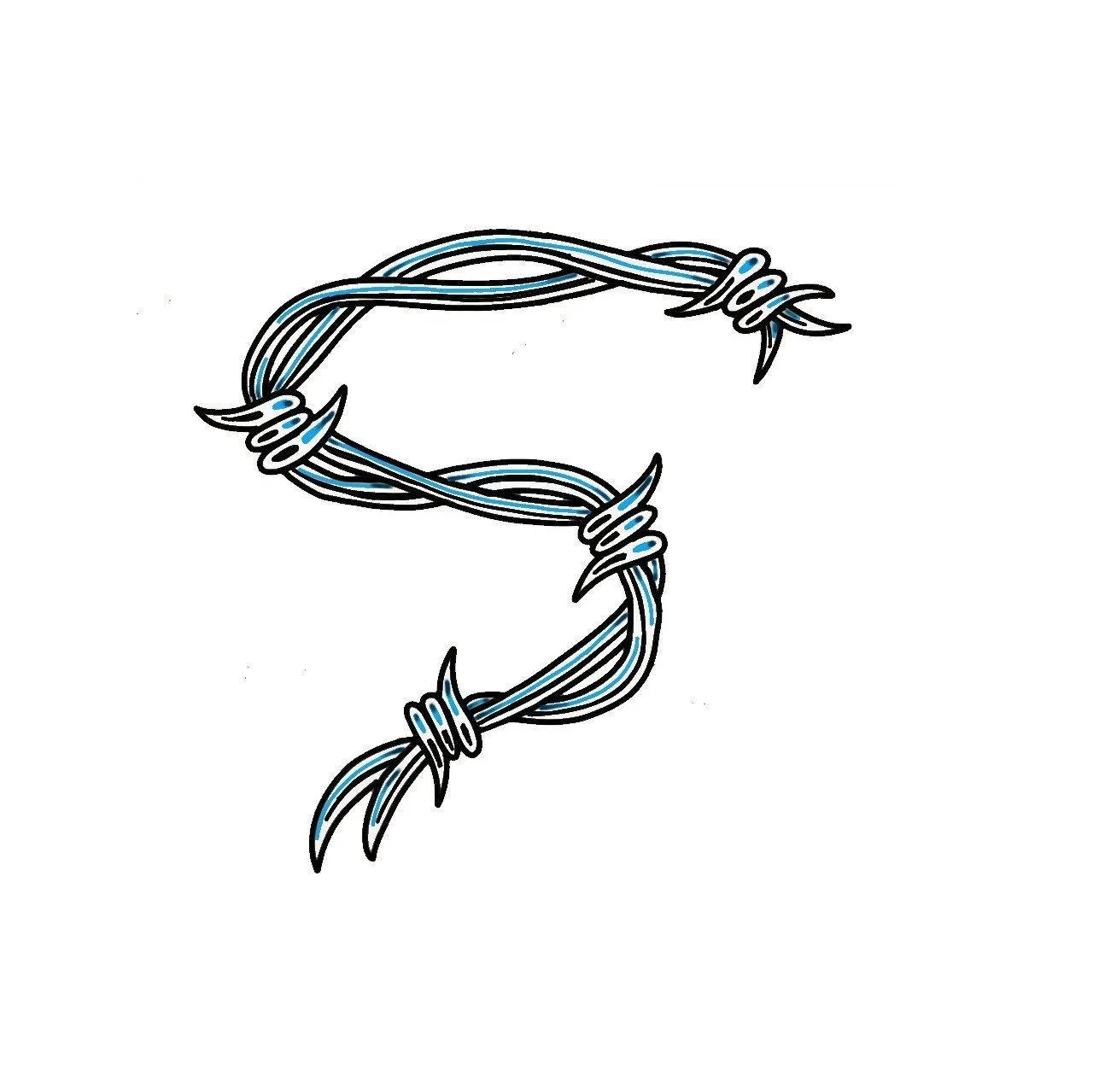 Barbed Wire-May 5th-2.5"-$220