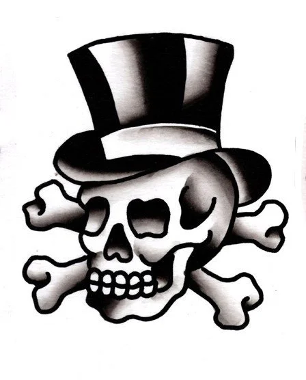 Top Hat Skull-150s-2.5"-$150