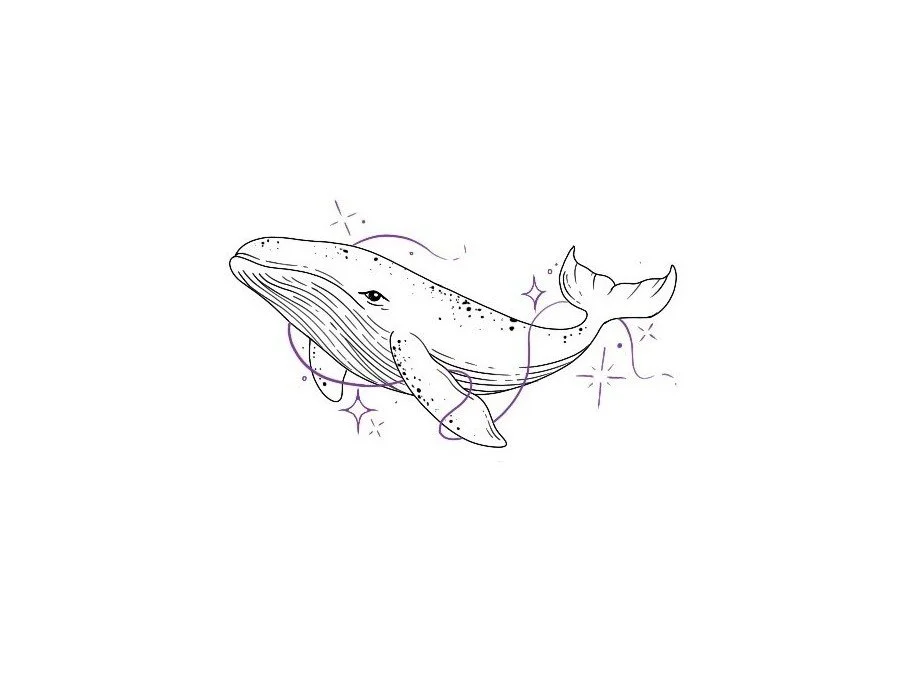Whale-BTS-3"-$150