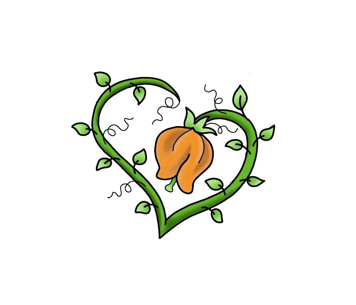 Heart Flower-May 5th-2.5"-200