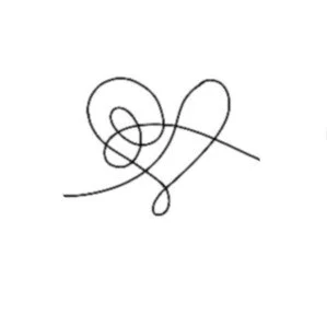 Heart 2-BTS-2"-$100