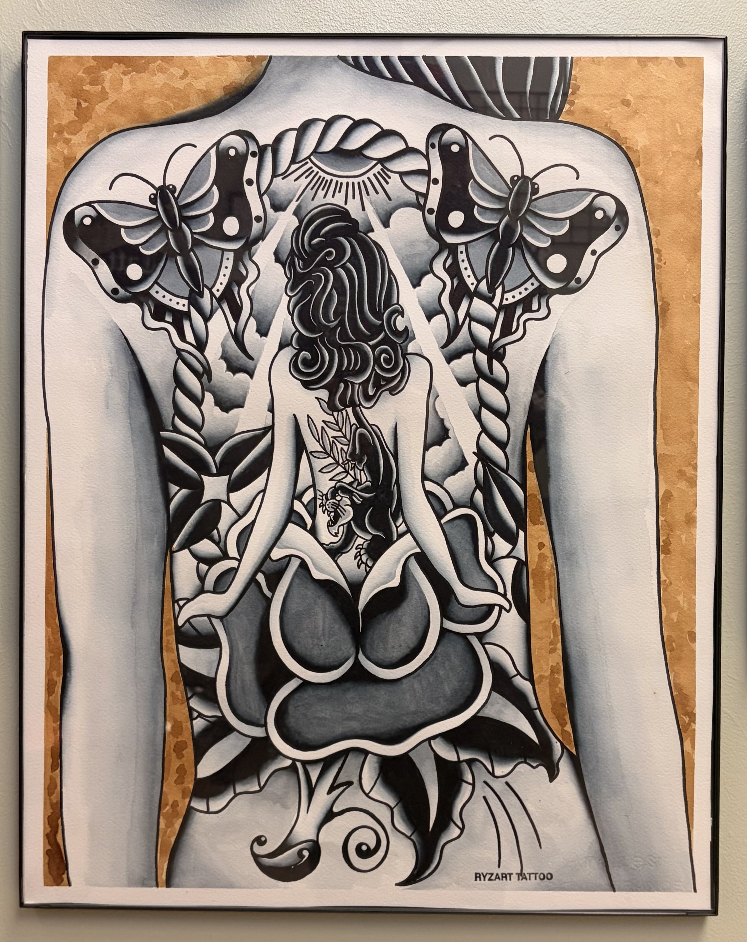 Backpiece Flash Painting