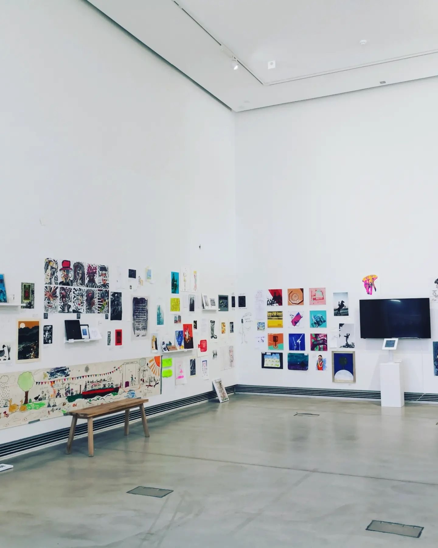 @edinburghprintmakers  have created a space for a unique show 'Whose gallery is it anyway?'
Feel free to take along a piece of artwork, put it up...... move artwork around and curate your own piece of space.... lots of ideas taking shape and morphing