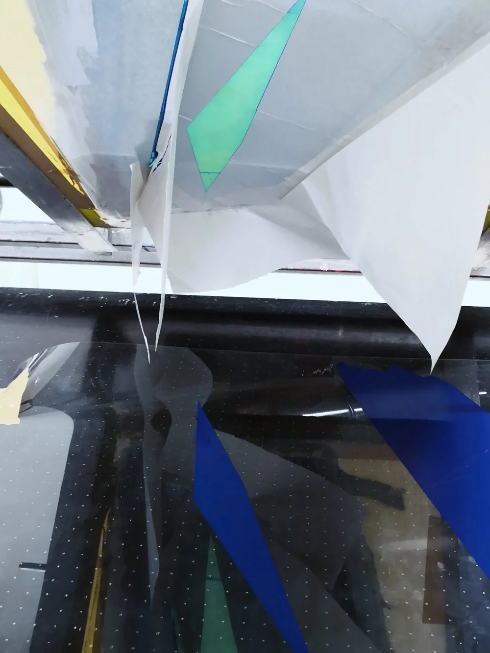 I discovered the joy that is Phthalo blue....... where have you been!
Don't worry faithful Prussian blue, you're still my favourite......
Enjoying my printy eve @edinburghprintmakers last night and it was a peaceful and calm walk home along the canal