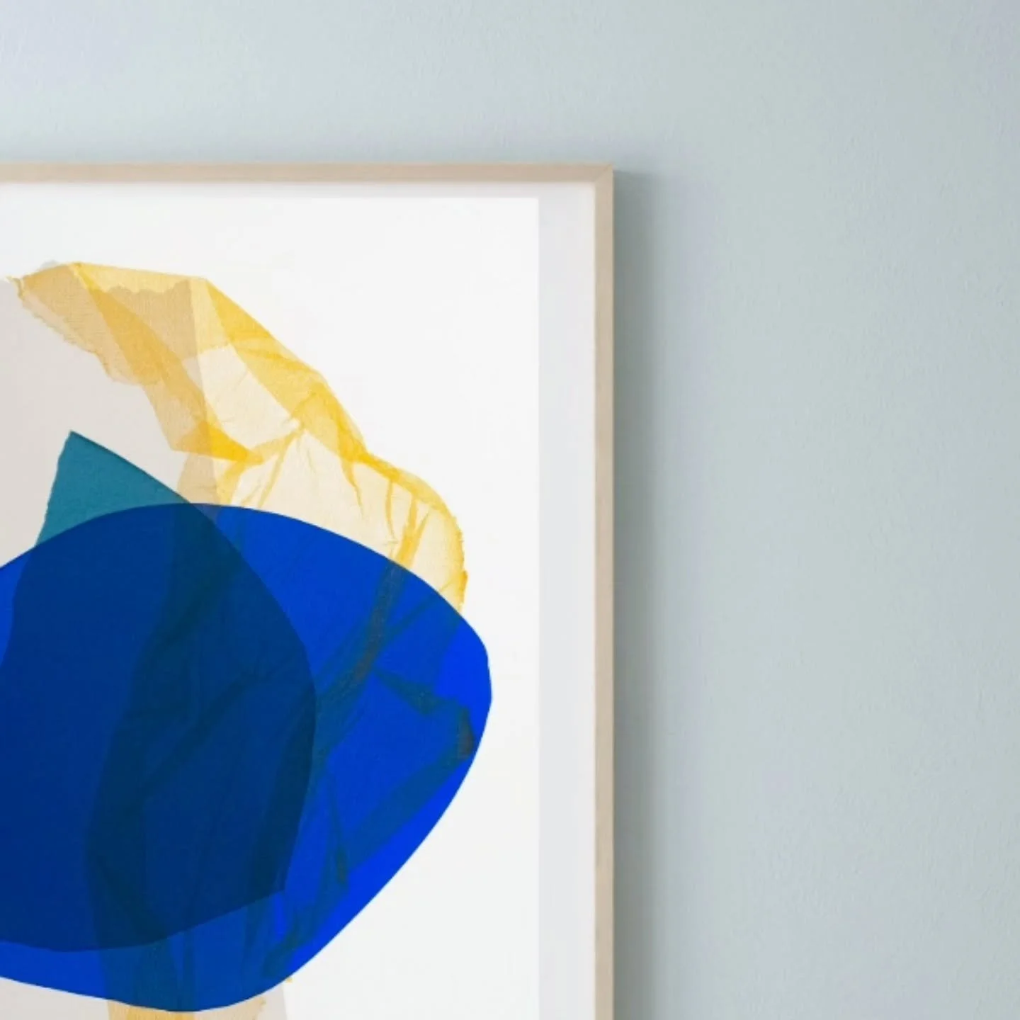Needing a pop of electric blue this morning.....