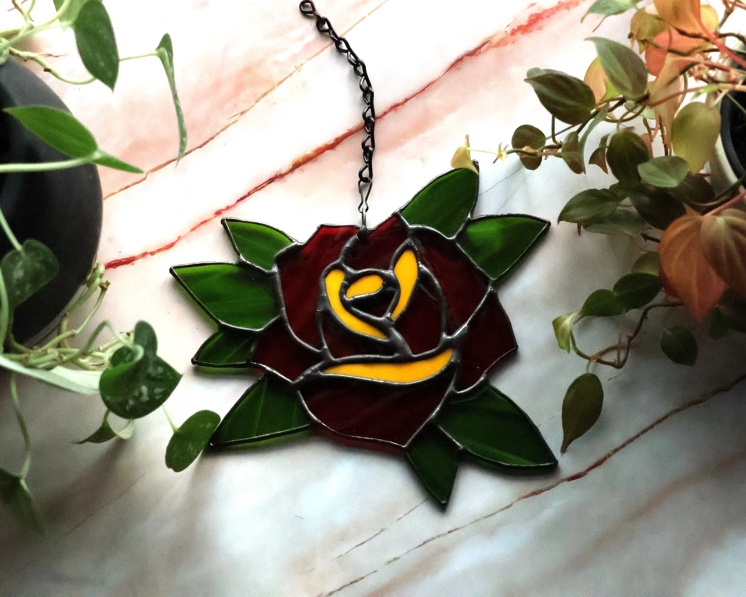 Traditional Rose Tattoo