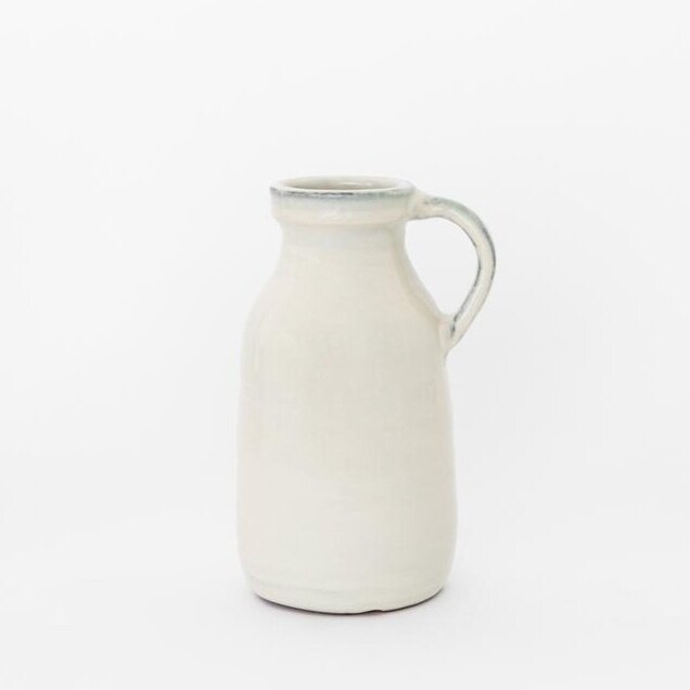 Handled Cream Vase 