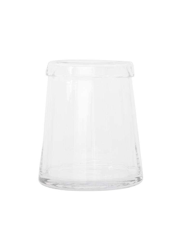 Scalloped Glass Vase 