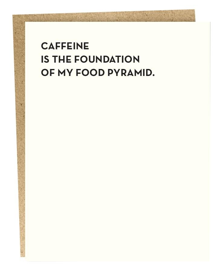 Caffeine Pyramid Card 