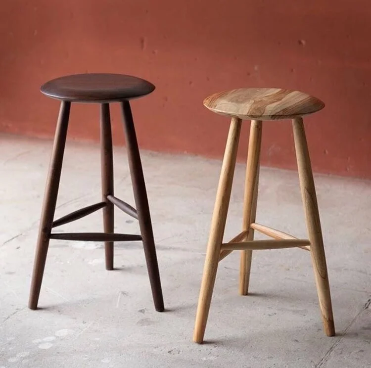 Wooden Barstool - Contact to inquire about pricing