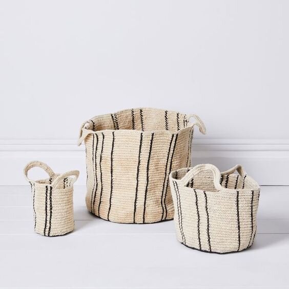 Food 52 Handwoven Artisan Nesting Baskets