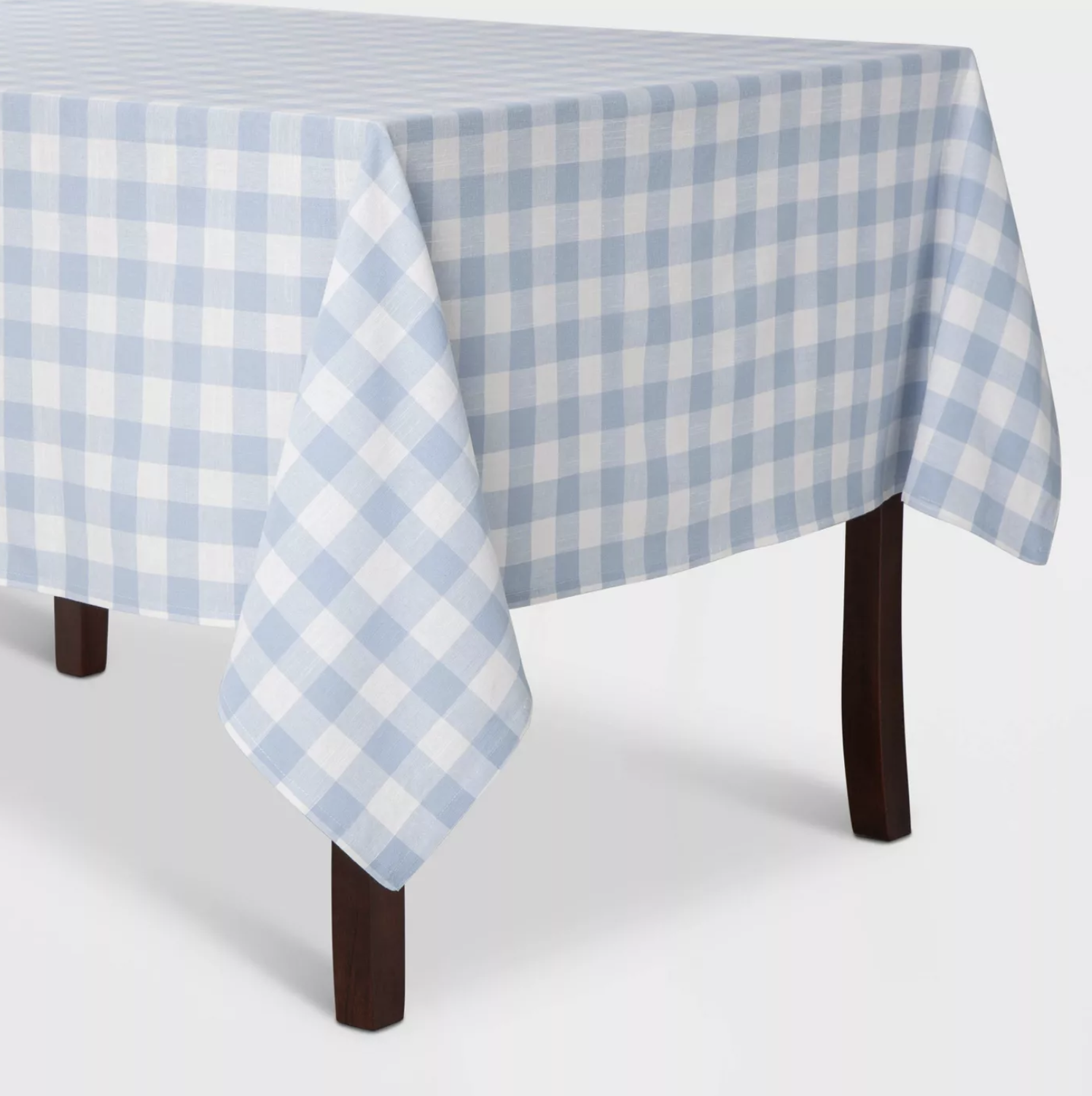 This gingham tablecloth is a great deal from Target.