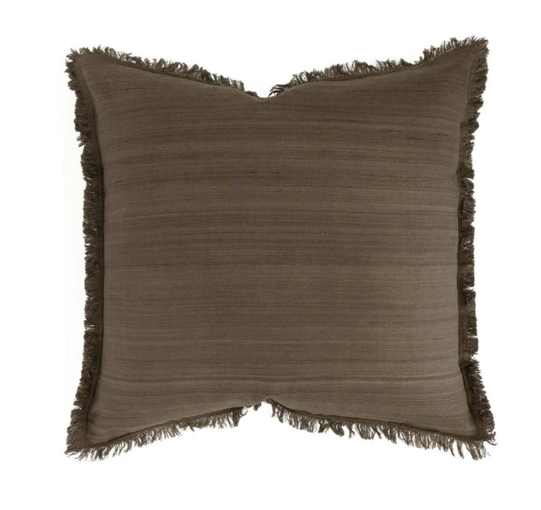 McGee &amp; Co Abbey Silk Fringe Pillow Cover