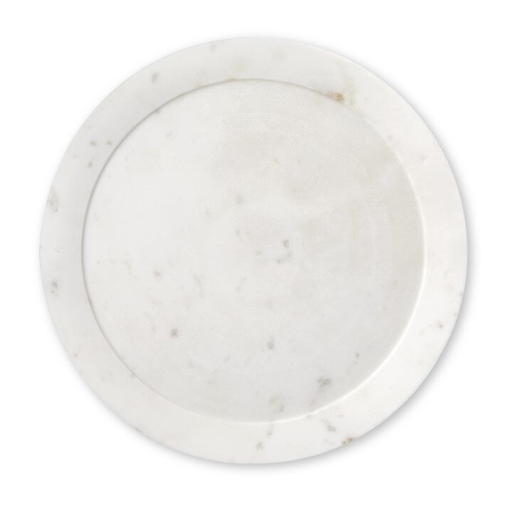 Williams Sonoma Marble Charger Plate 