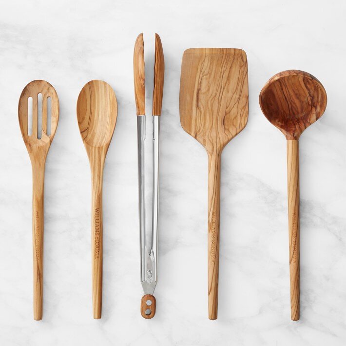 Williams Sonoma Olivewood Essential Utensils