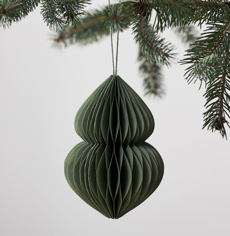 West Elm Round Double Paper Ball Ornament